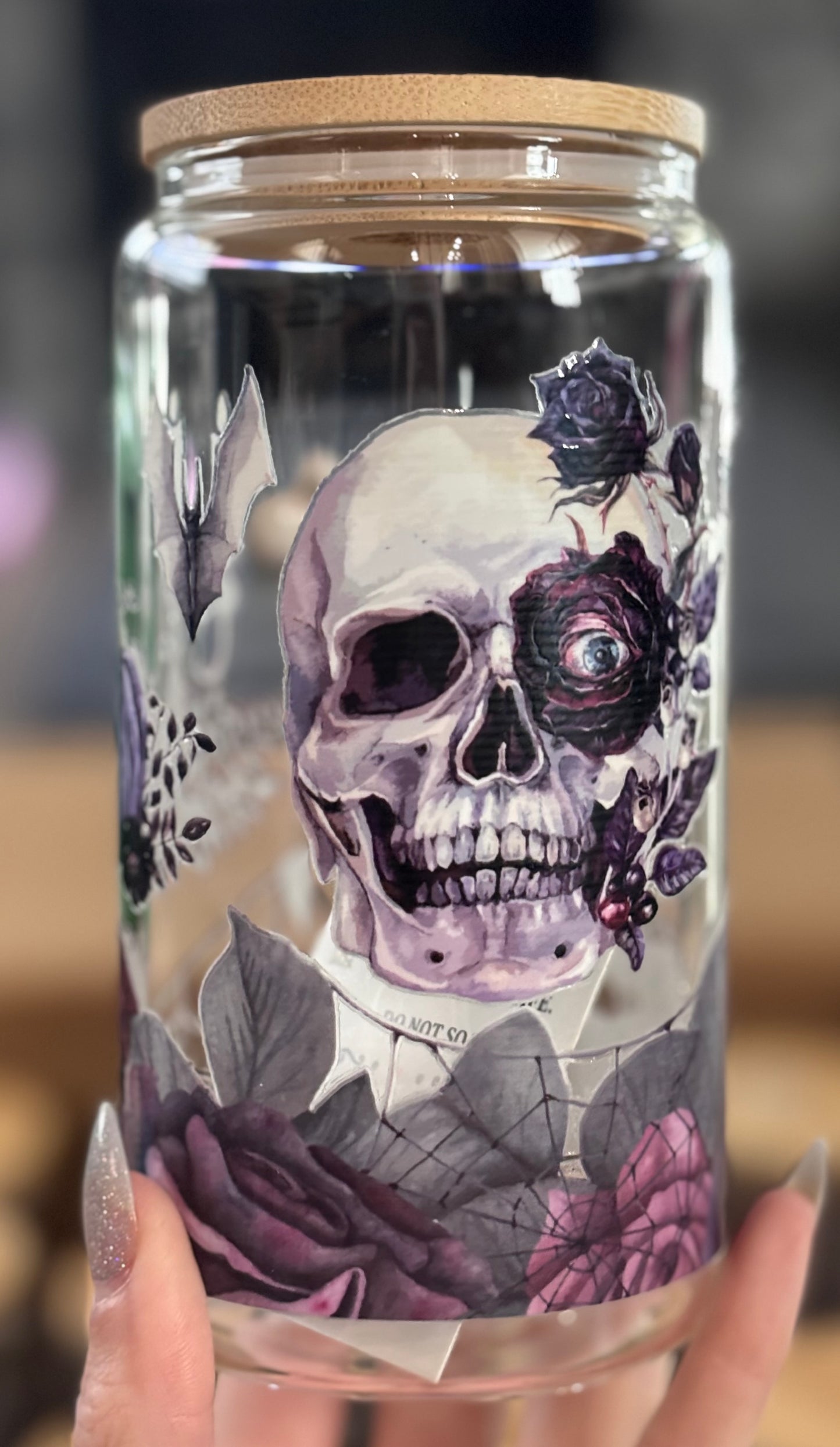 Halloween Glass Cup