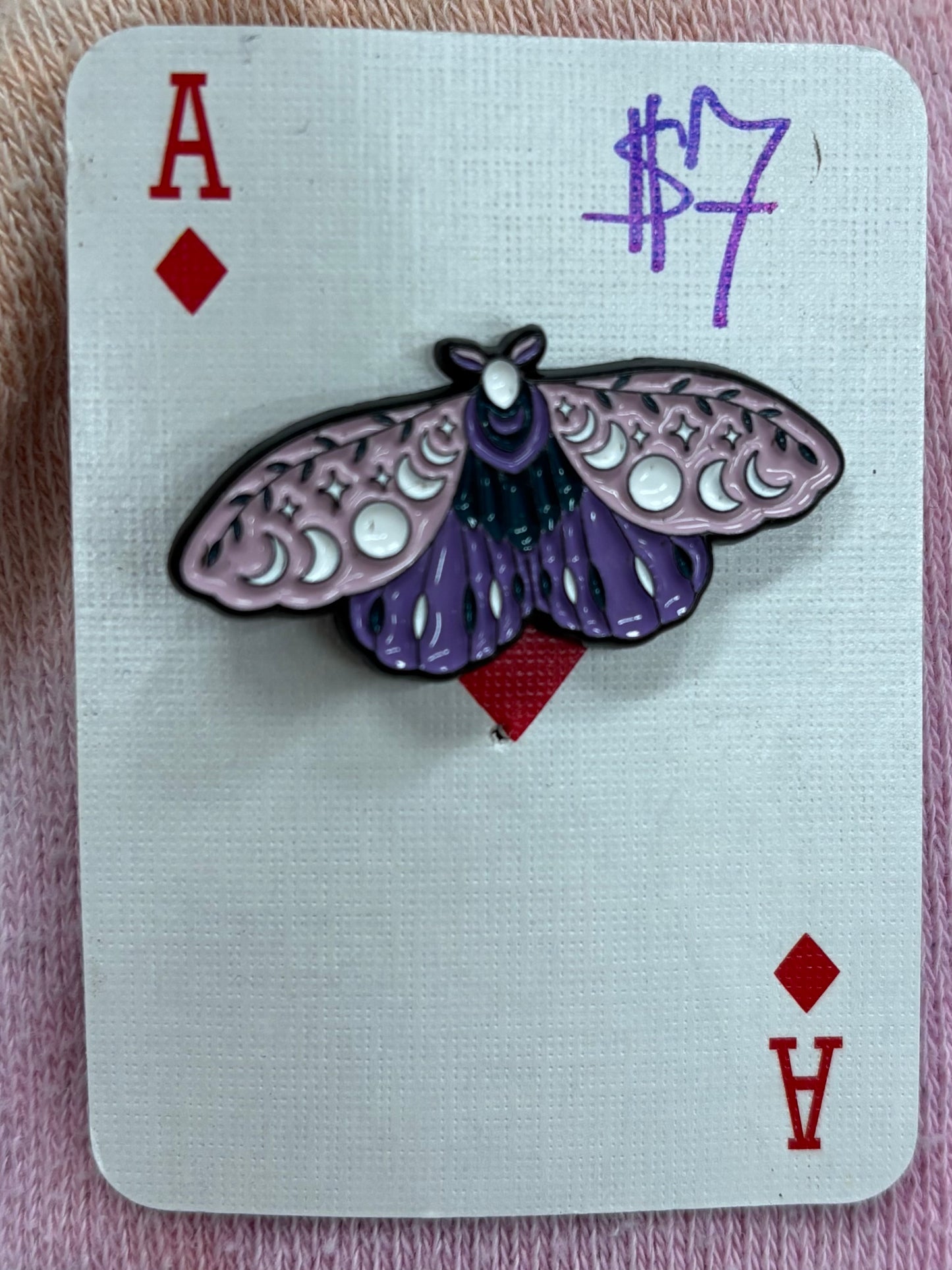 Bee/Moth Enamel Pins