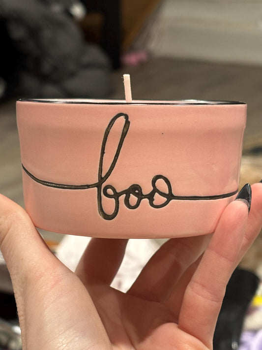 Boo Candle