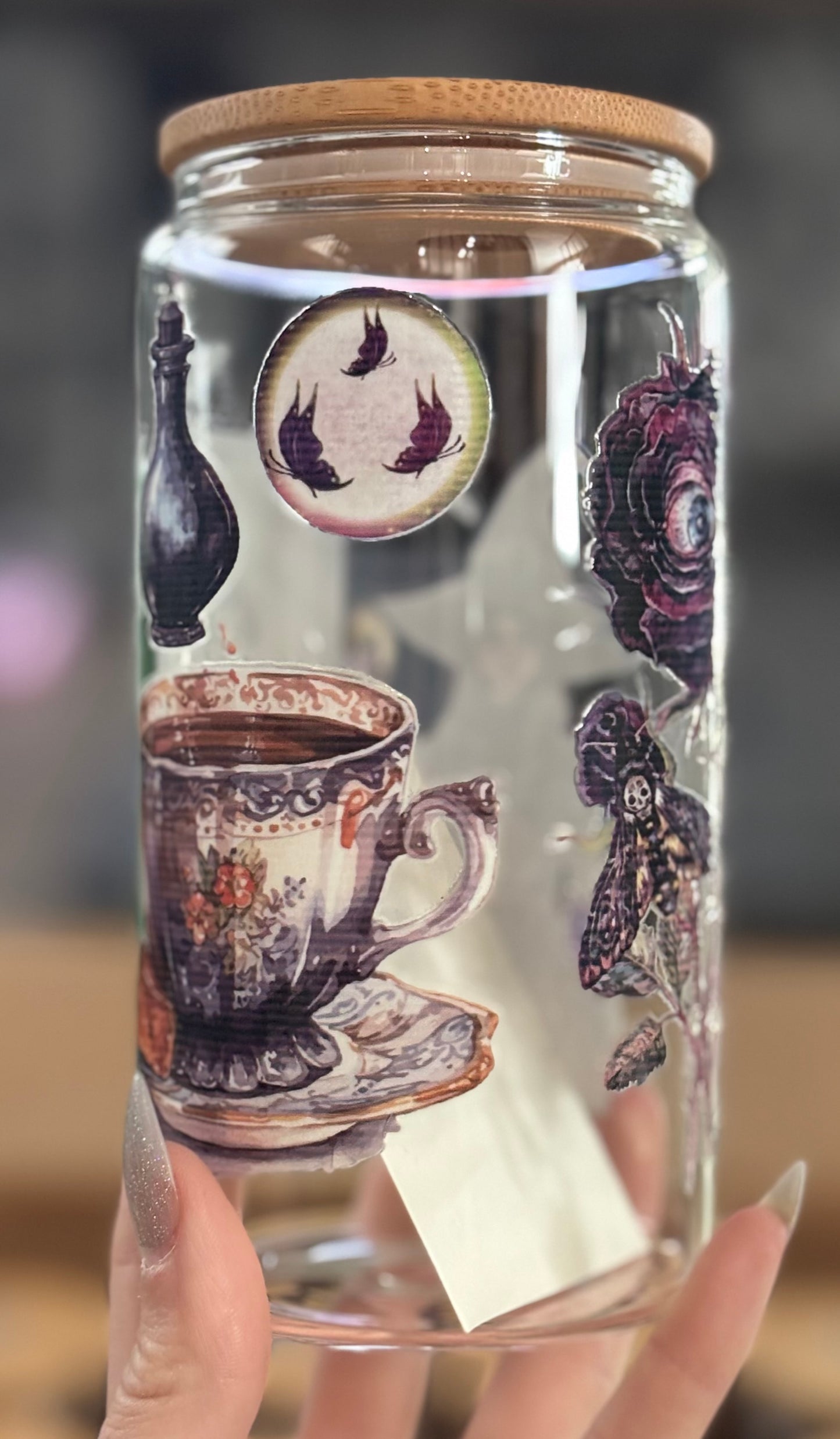 Halloween Glass Cup
