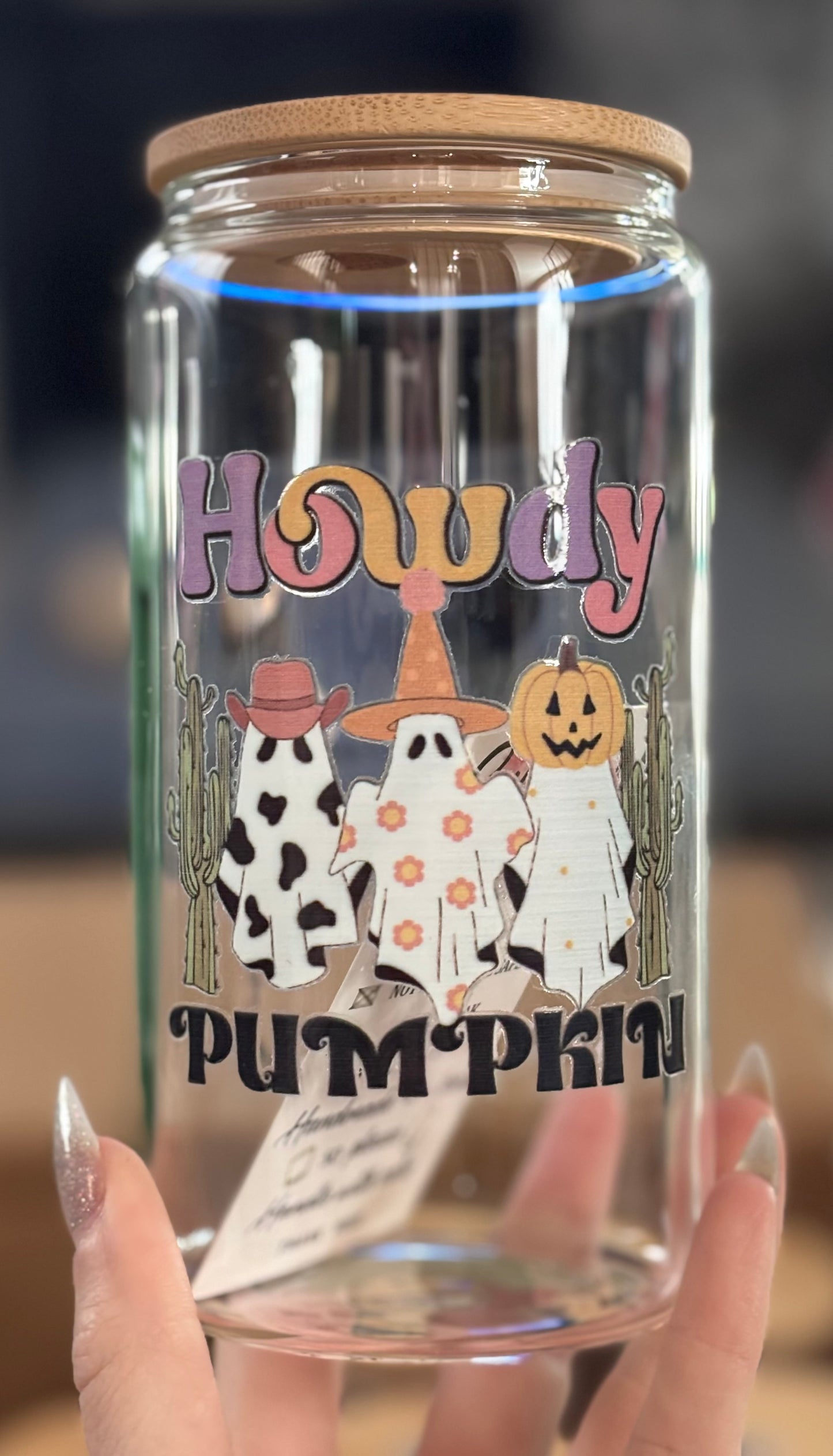 Halloween Glass Cup