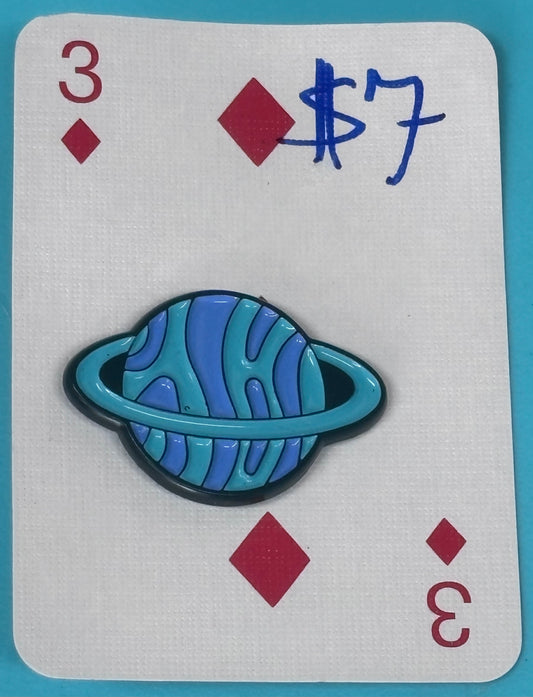 Saturn Enamel Pins