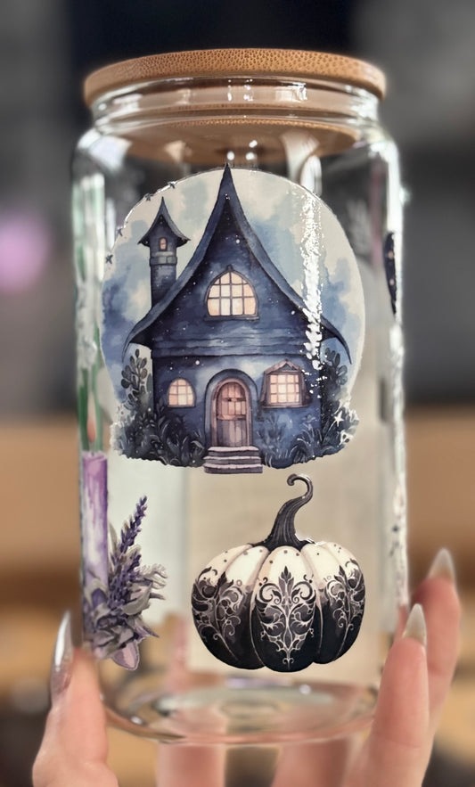 Halloween Glass Cup