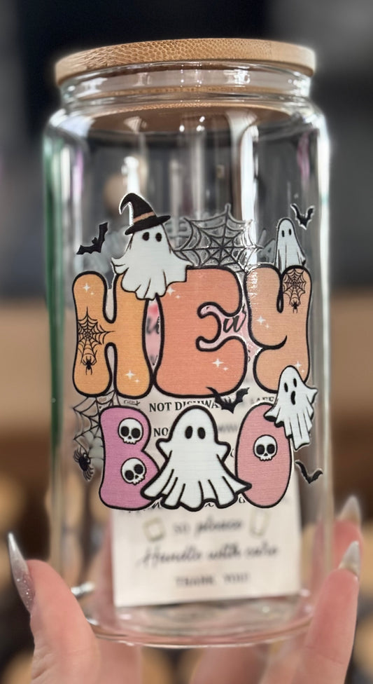 Halloween Glass Cup