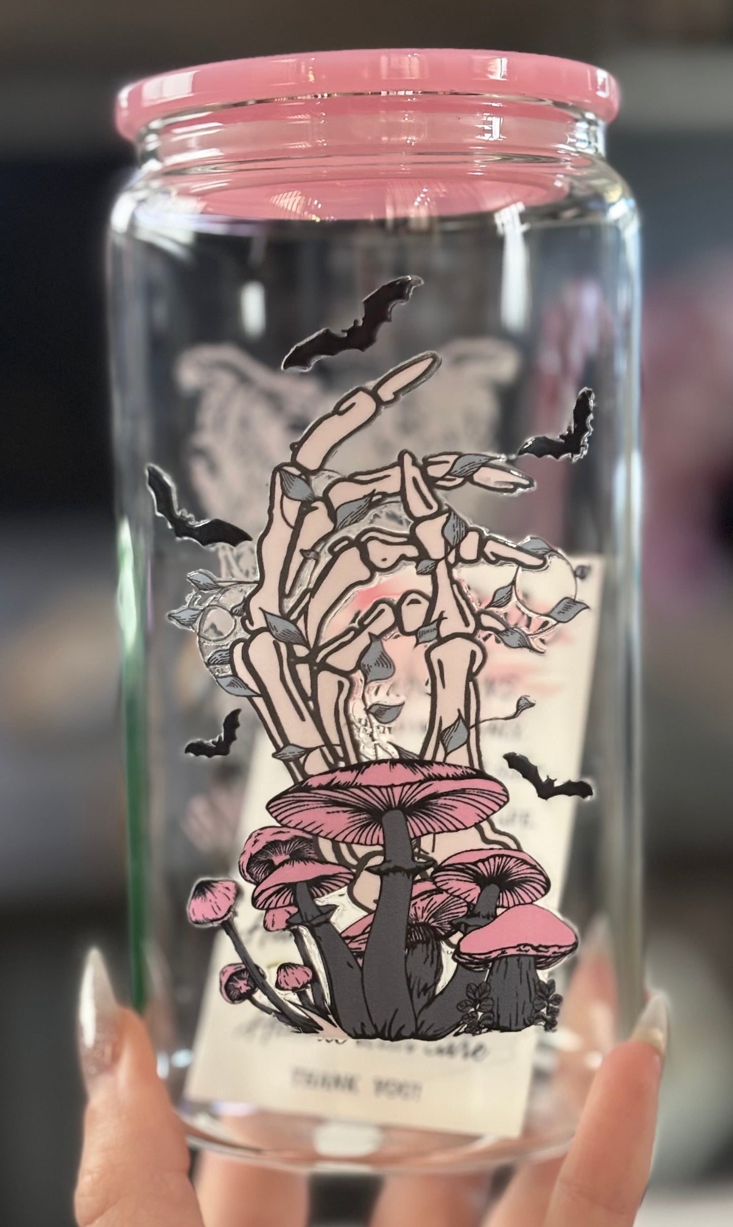 Rot With Me Glass Cup