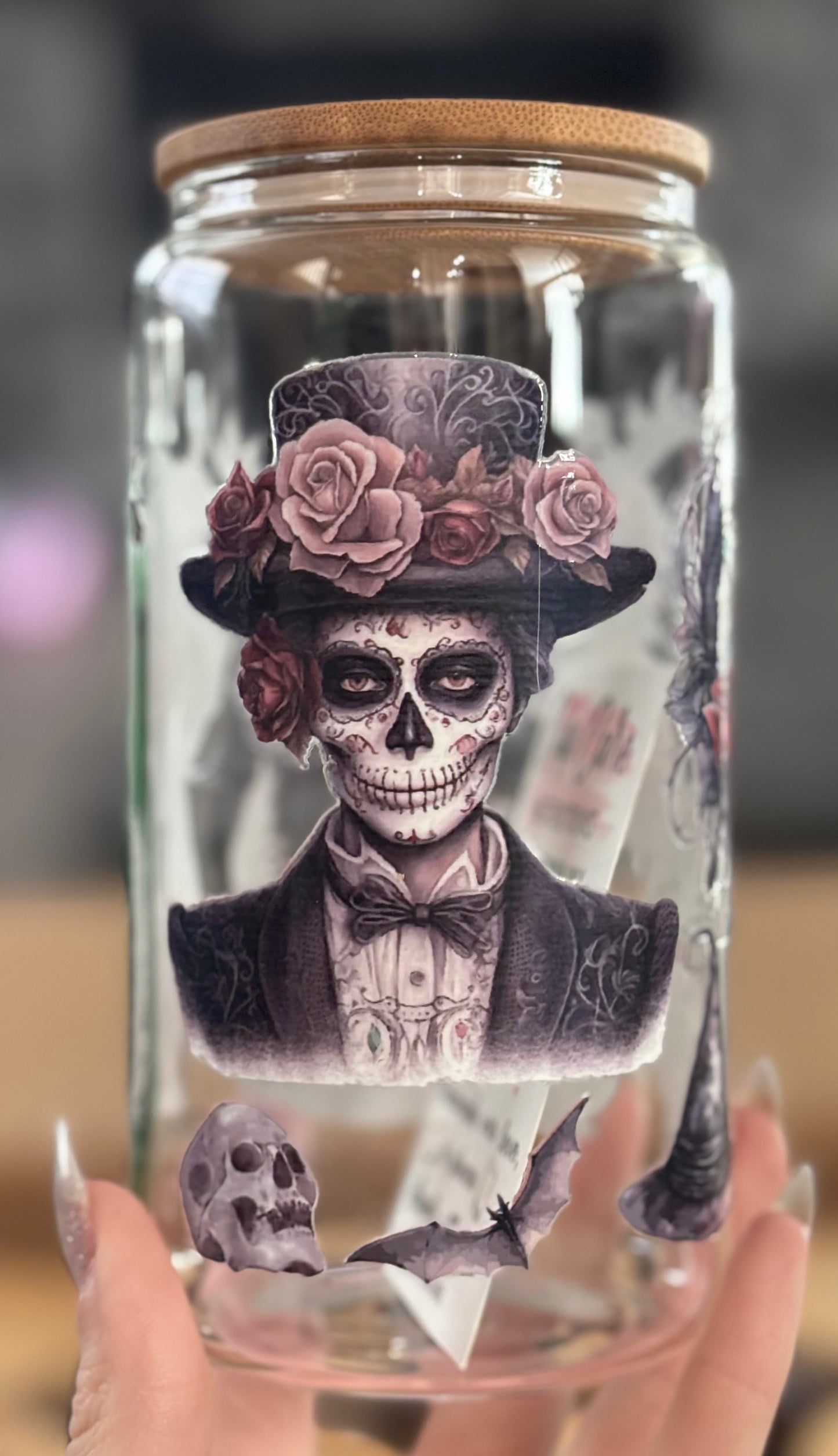 Halloween Glass Cup