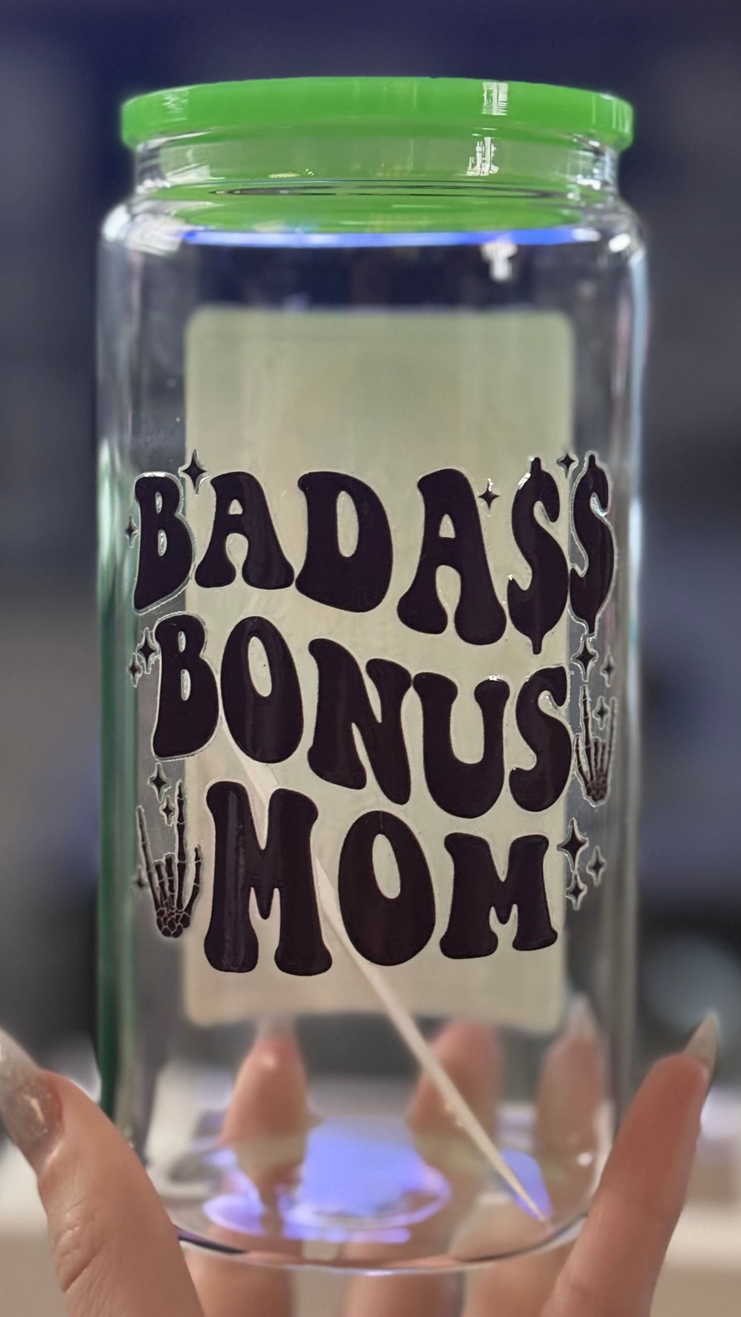 “Mom” Glass Cups