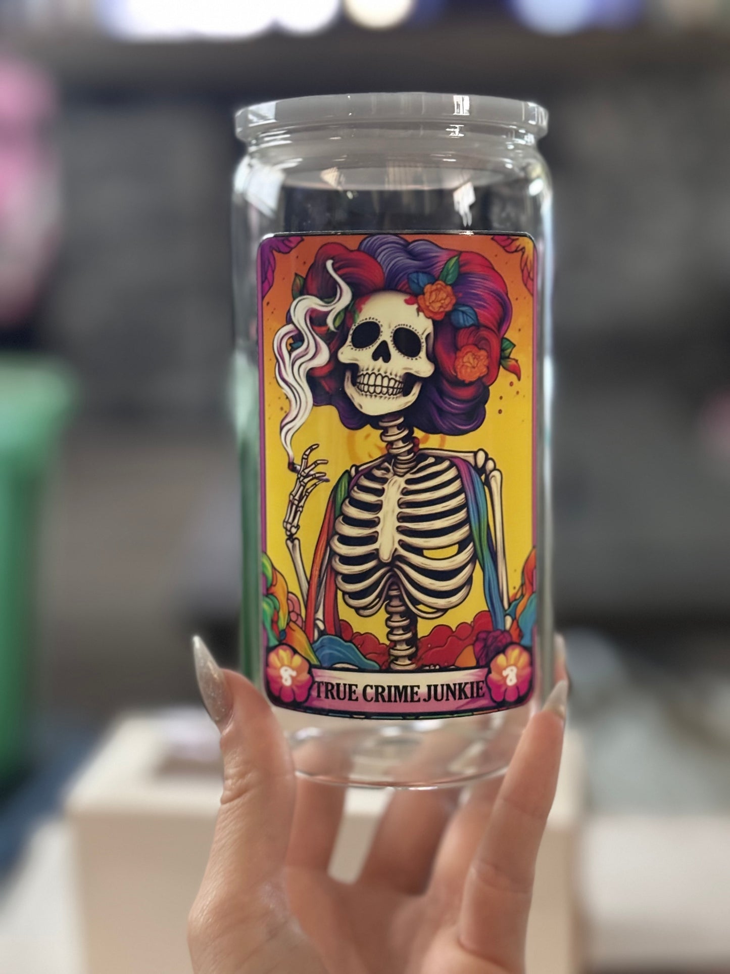 Tarot Card Inspired Glass Cups