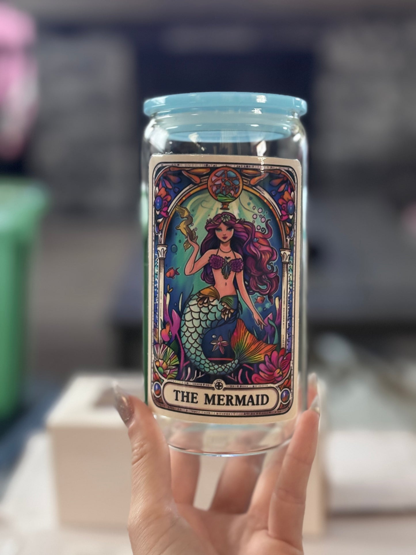 Tarot Card Inspired Glass Cups