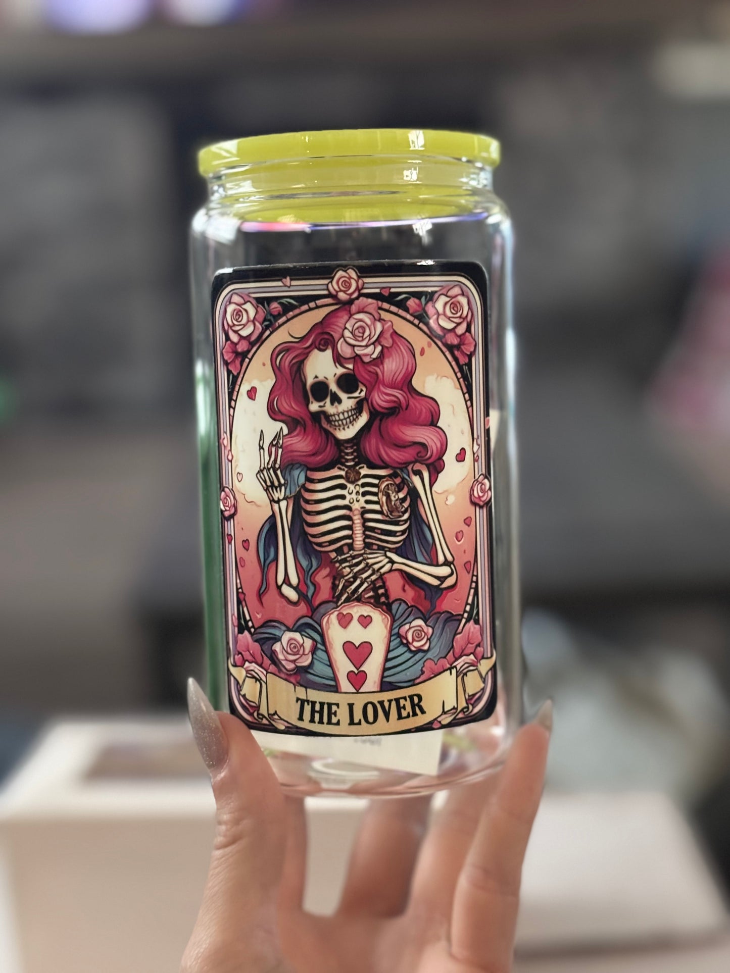 Tarot Card Inspired Glass Cups