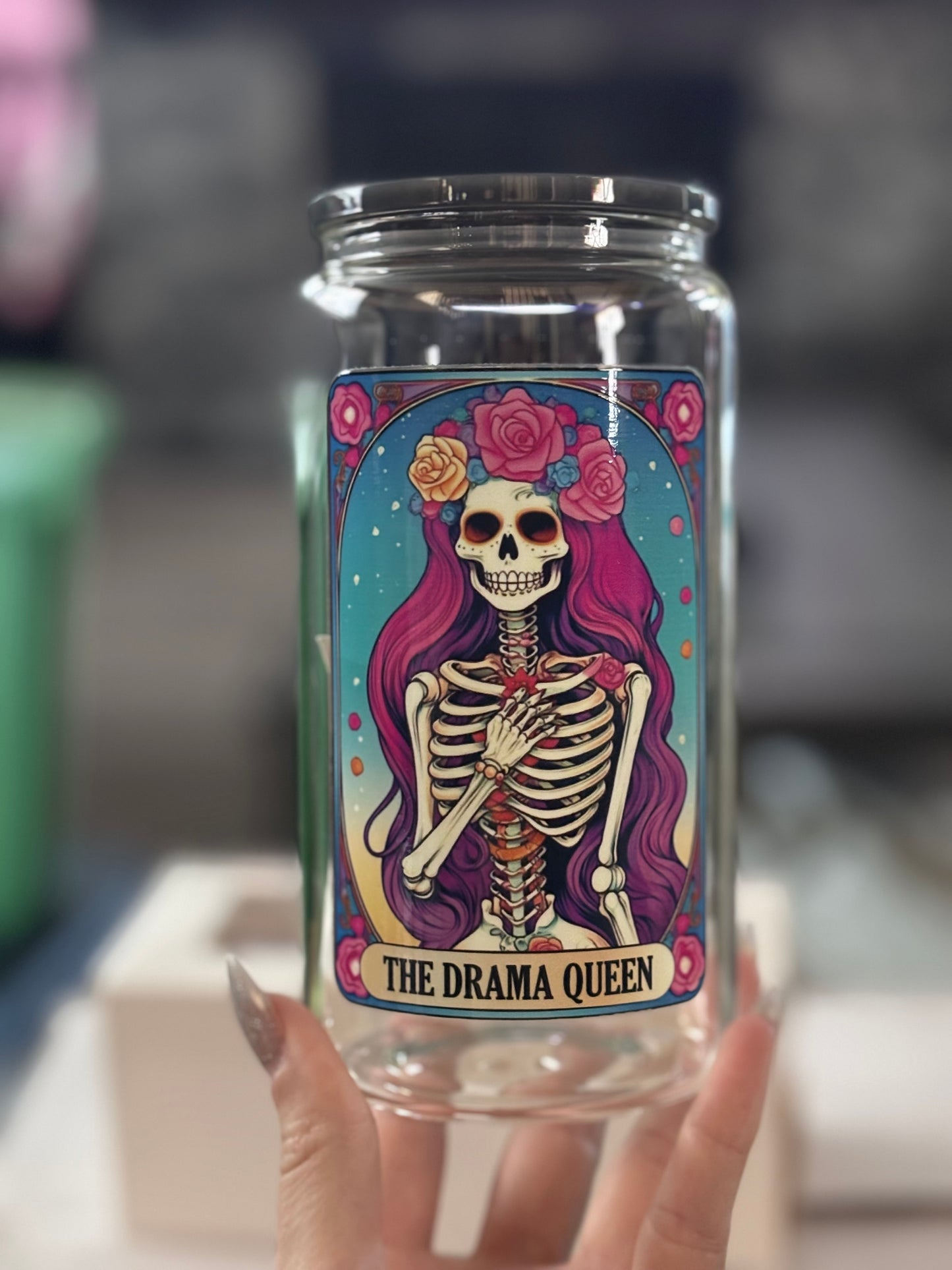 Tarot Card Inspired Glass Cups