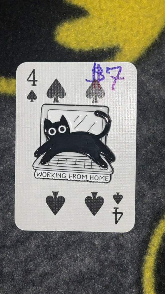 Computer Kitty Enamel Pin