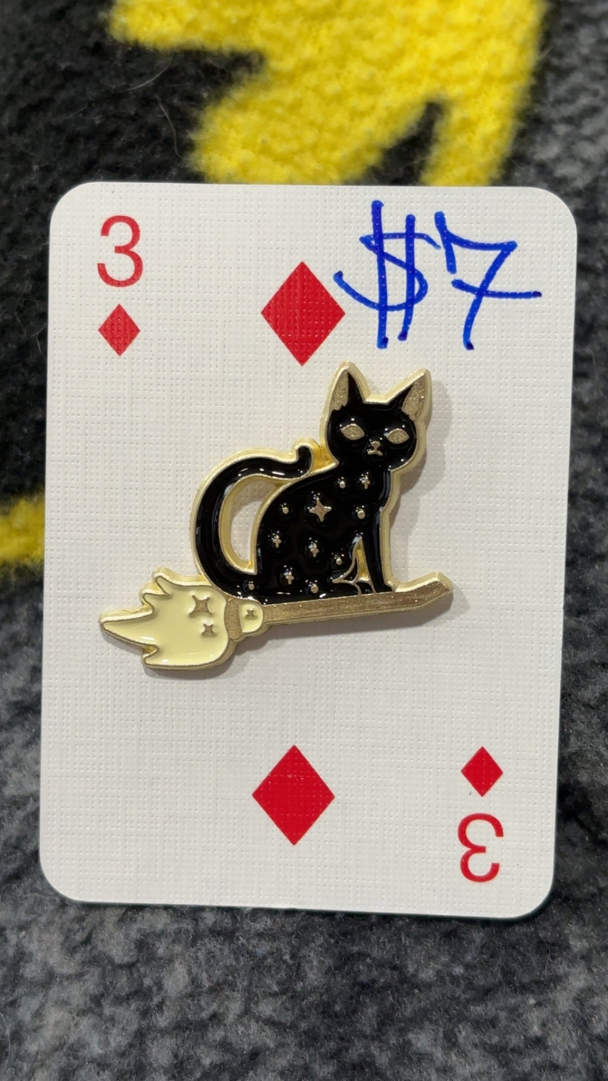 Black Cat Enamel Pins