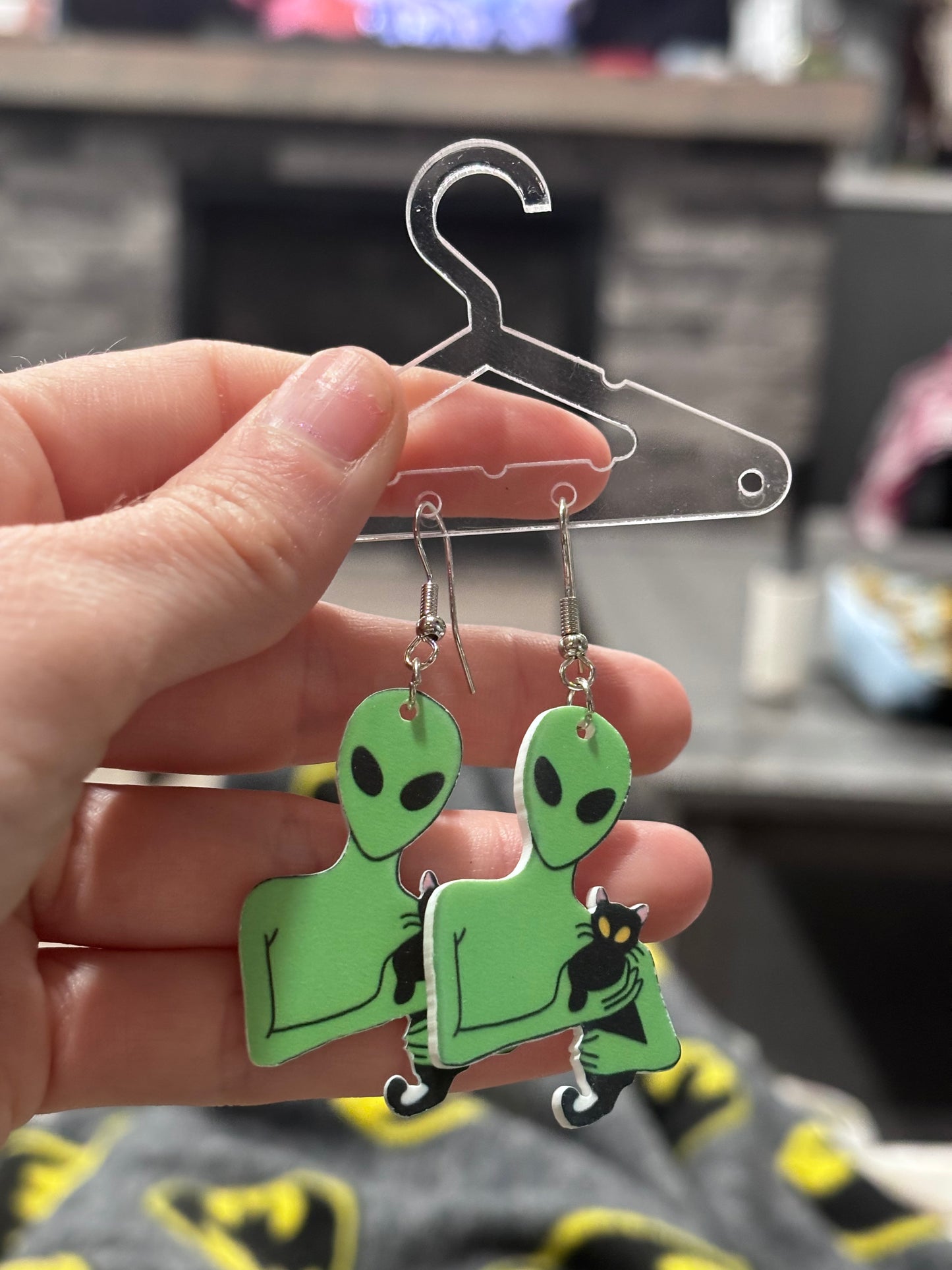 Alien Earrings
