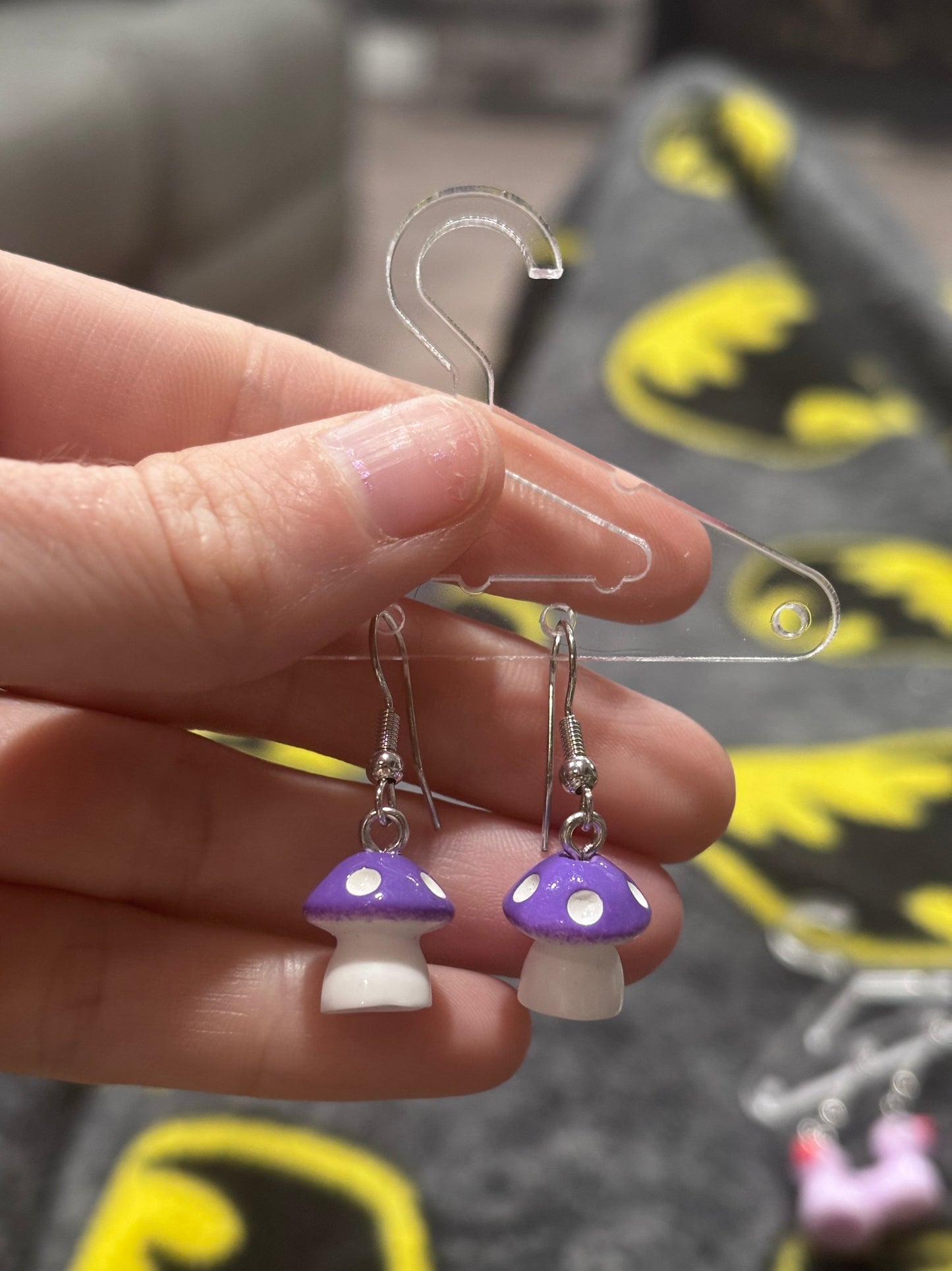 Purple Aesthetic Earrings