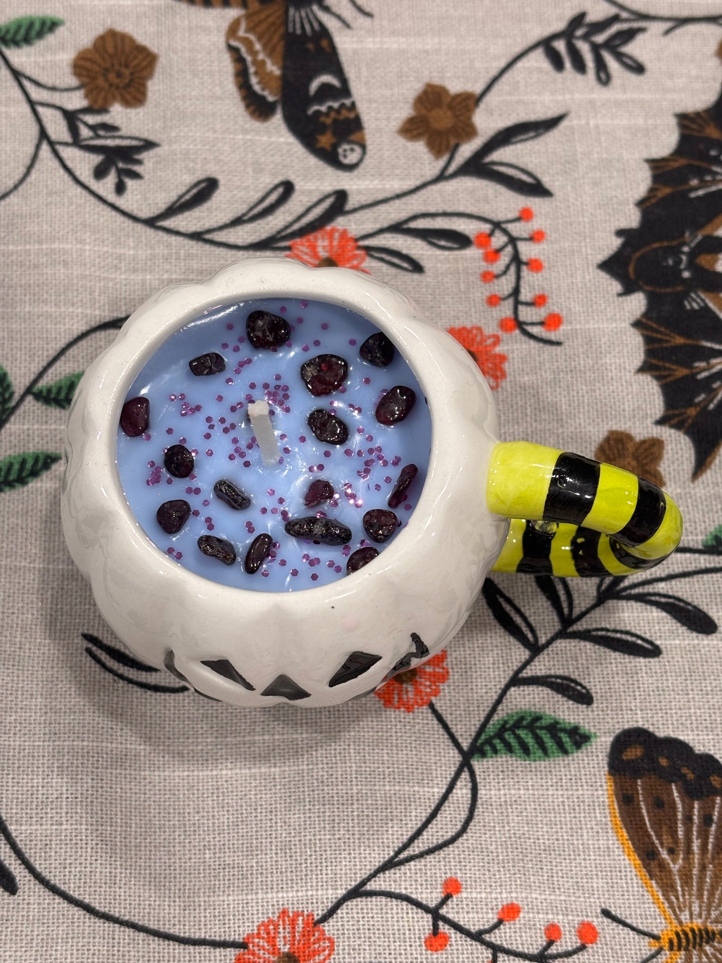 Mini White Pumpkin Candles