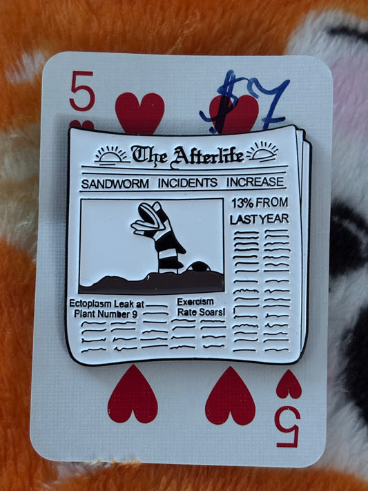 Beetlejuice Enamel Pins