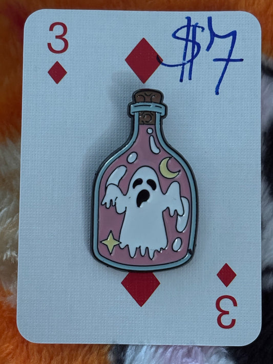 Ghost Enamel Pins
