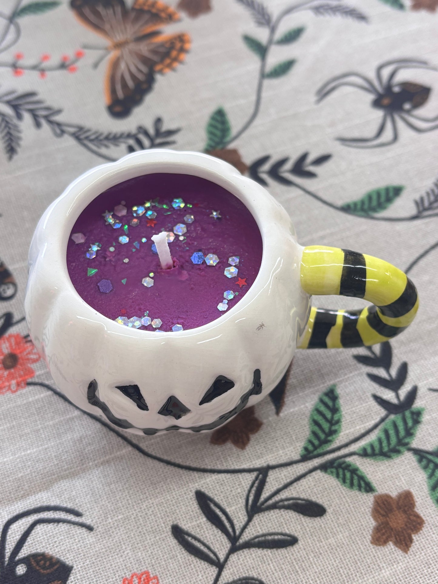 Mini White Pumpkin Candles