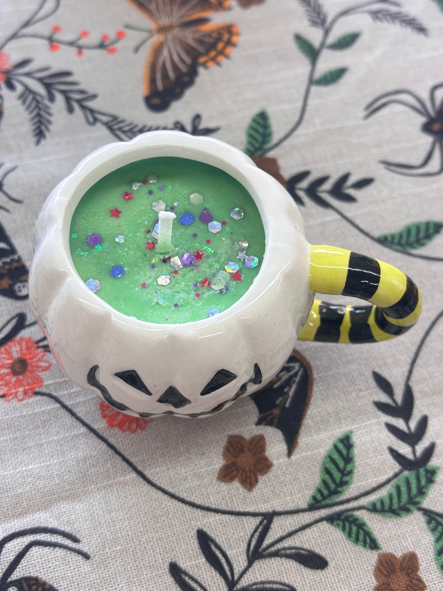 Mini White Pumpkin Candles