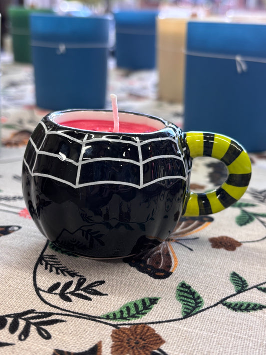 Mini Black Pumpkin Candle